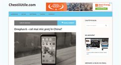 Desktop Screenshot of chestiiutile.com